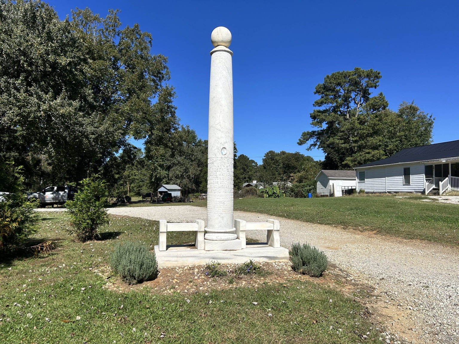 Daniel Moss’s photograph of the Draketown monument